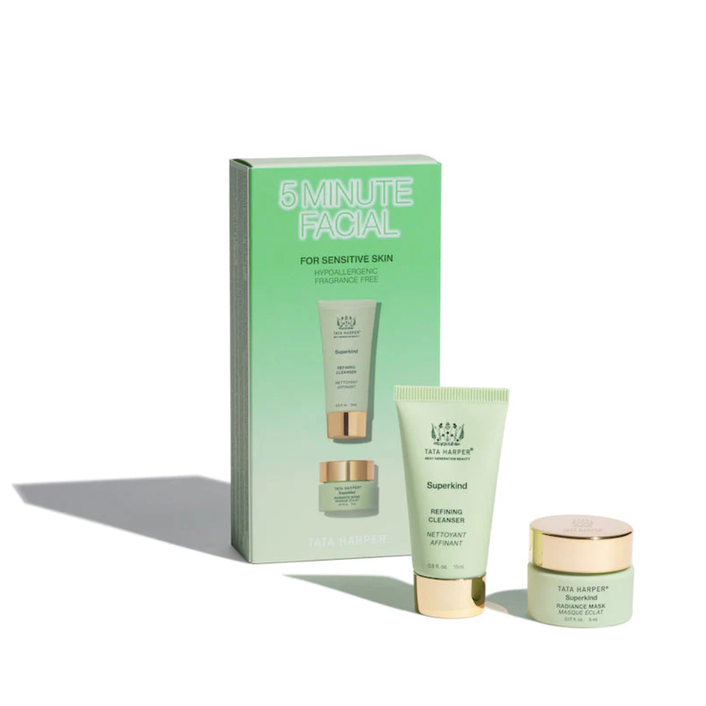 Tata Harper Suomi | 5 Minute Facial Kit Sensitive Skin - Naturelle.fi