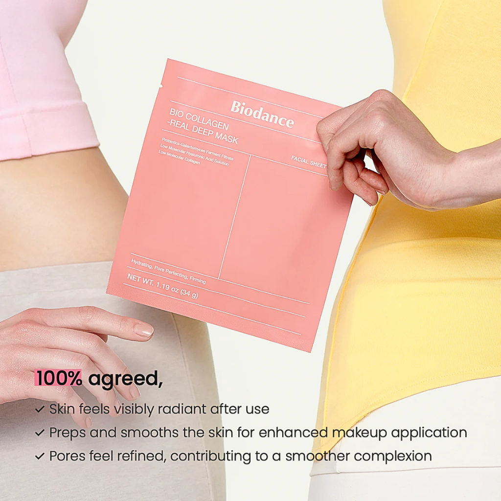 Biodance Bio-Collagen Deep Mask – Lasi-iho, kosteutus & kiinteytys