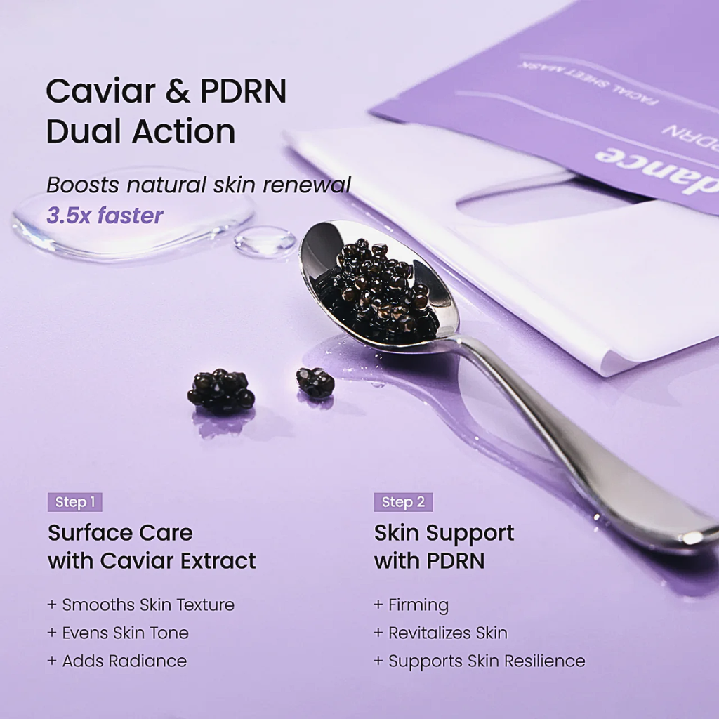 Biodance Caviar & PDRN Mask – Elvyttää & kosteuttaa ihoa