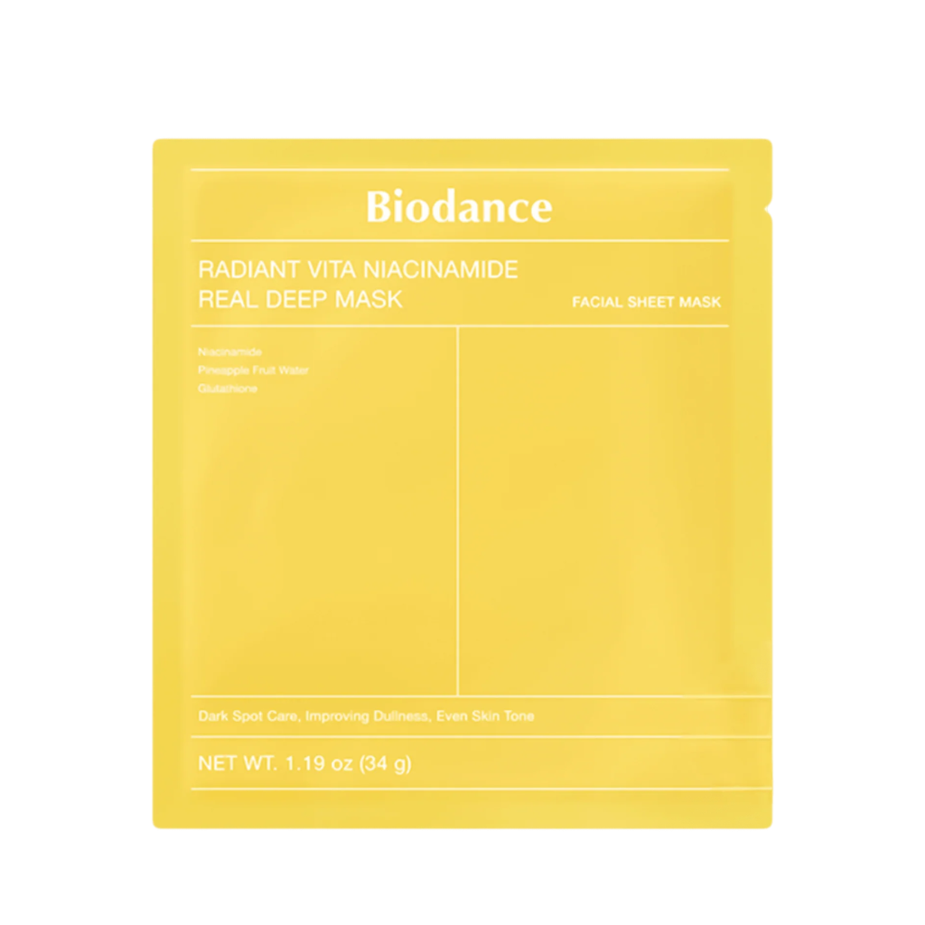 Radiant Vita Niacinamide Real Deep Mask – pigmenttiläiskien hoito ja kirkastus