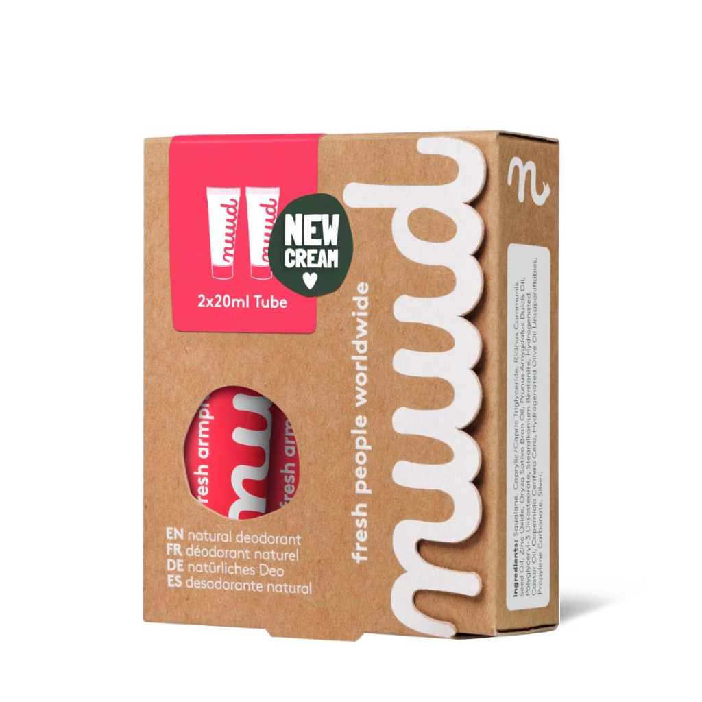 Nuud | All Natural Deodorant Smarter Pack New Cream - Naturelle