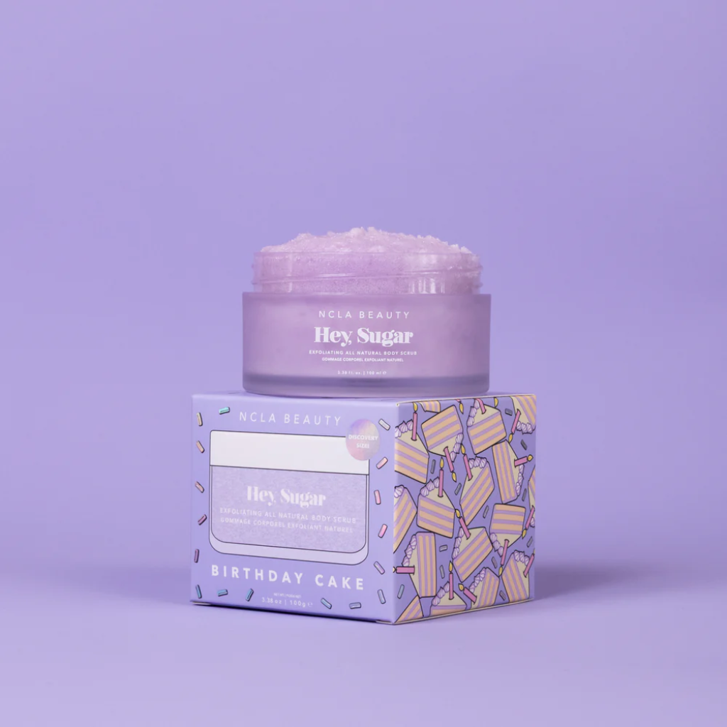 NCLA Beauty | Hey, Sugar - Birthday Cake Body Scrub Discovery - Naturelle
