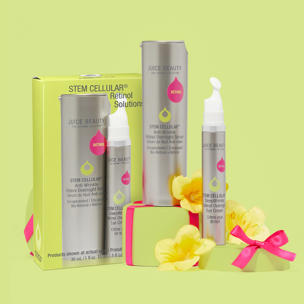 Juice Beauty | Stem Cellular Anti-Wrinkle Retinol Solutions Kit - Naturelle.fi