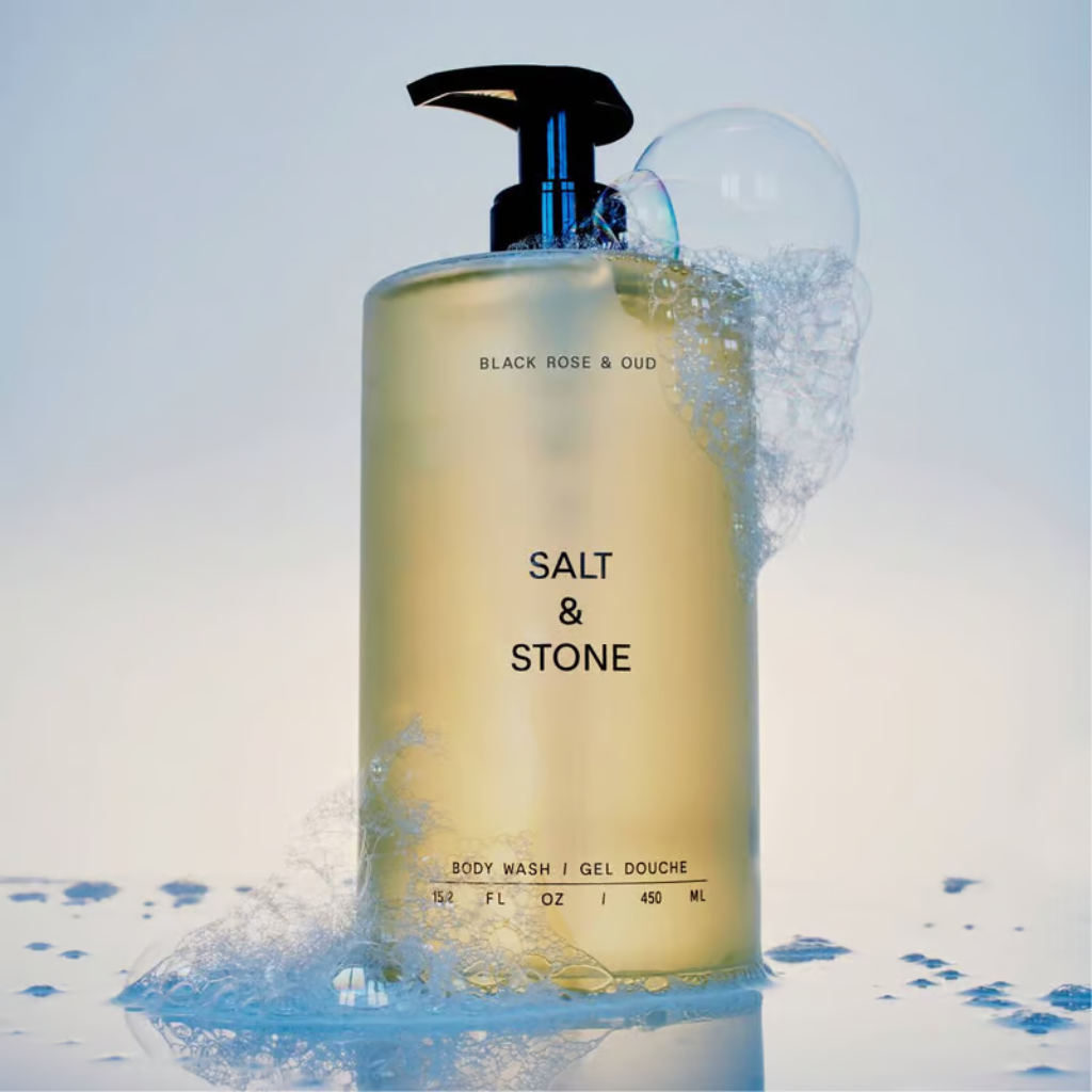 Salt & Stone | Body Wash Black Rose & Oud - Naturelle.fi
