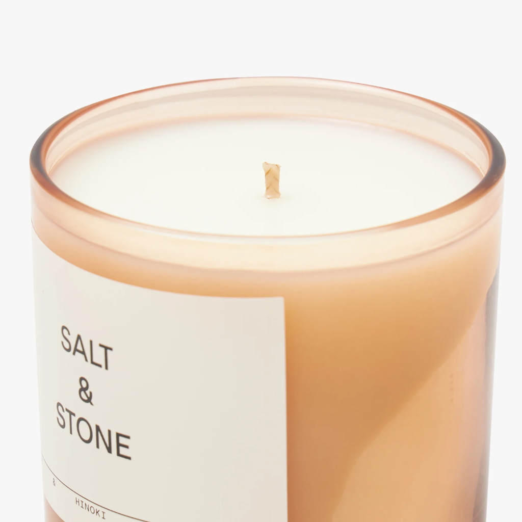 Salt & Stone | Scented Candle Bergamont & Hinoki - Naturelle