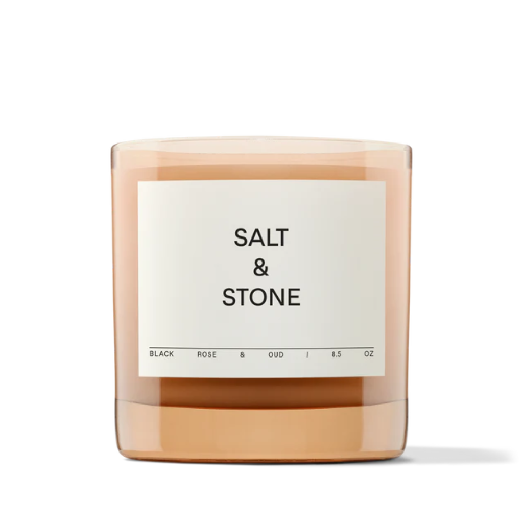 Salt & Stone | Scented Candle Black Rose & Oud - Naturelle