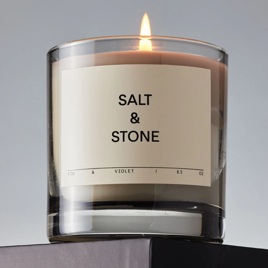 Salt & Stone | Scented Candle Fig & Violet - Naturelle
