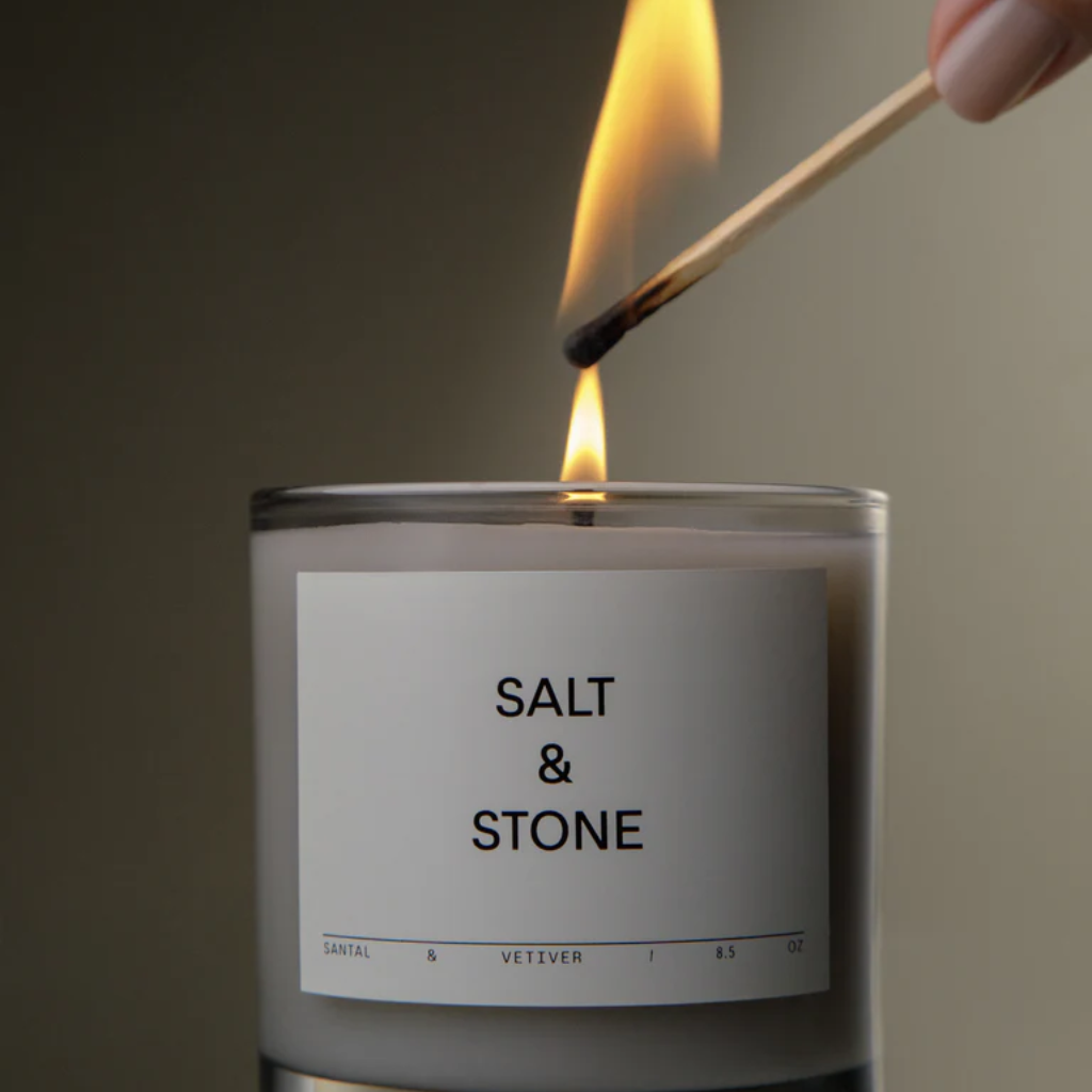 Salt & Stone | Scented Candle Santal & Vetiver - Naturelle