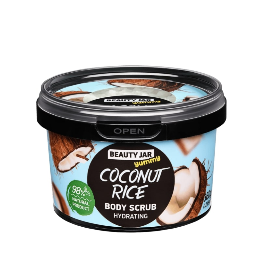 Beauty Jar Yummy! | Coconut  Rice Hydrating Body Scrub - Naturelle