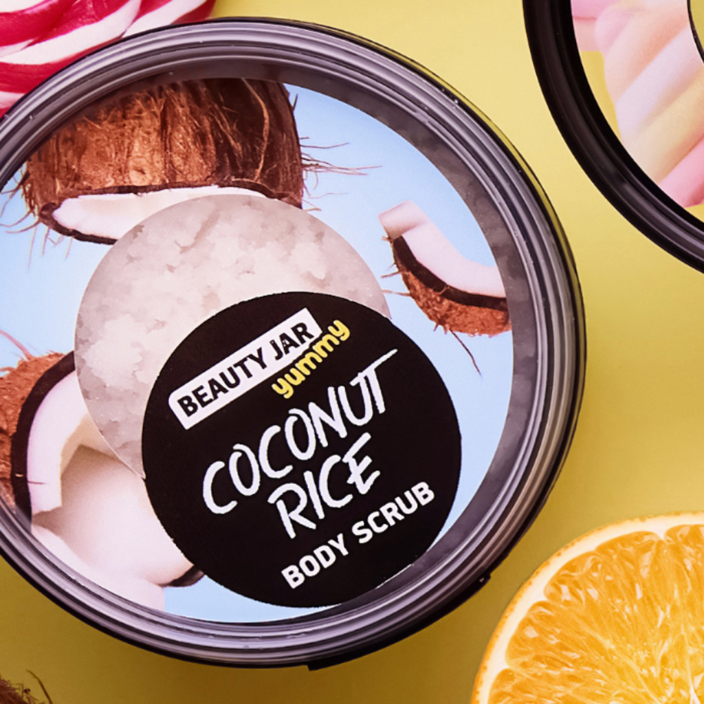 Beauty Jar Yummy! | Coconut  Rice Hydrating Body Scrub - Naturelle