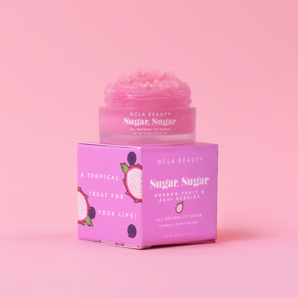 NCLA Beauty | Sugar Sugar Dragon Fruit & Acai Berries Lip Scrub - Naturelle