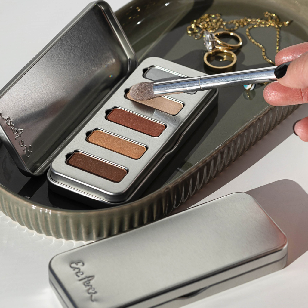 Ere Perez | Eco Vegan Eye Duo Brush - Naturelle