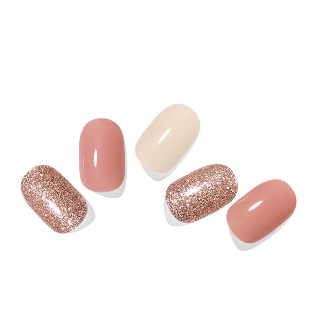 Edgeu | Gel Nail Stickers Chiffon Glow - Naturelle
