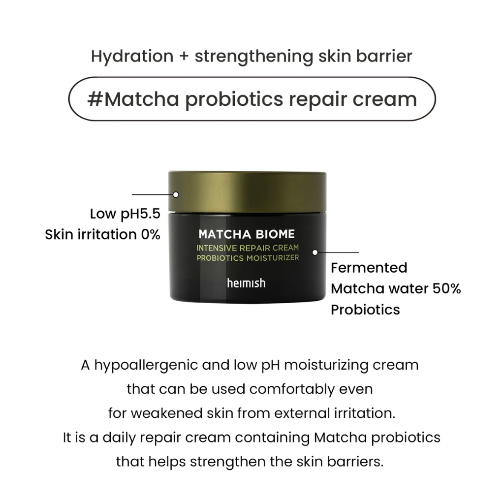 Heimish | Matcha Biome Intensive Repair Cream - Naturelle