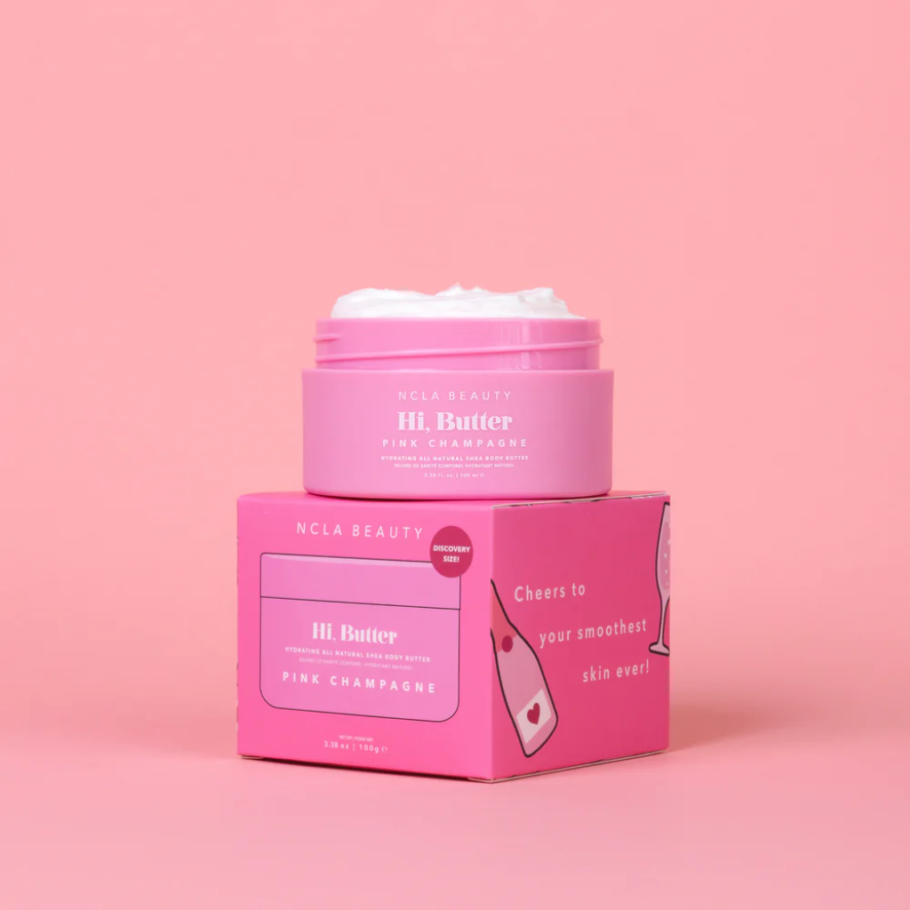 NCLA Beauty | Hi, Butter Pink Champagne Body Butter Discovery Size