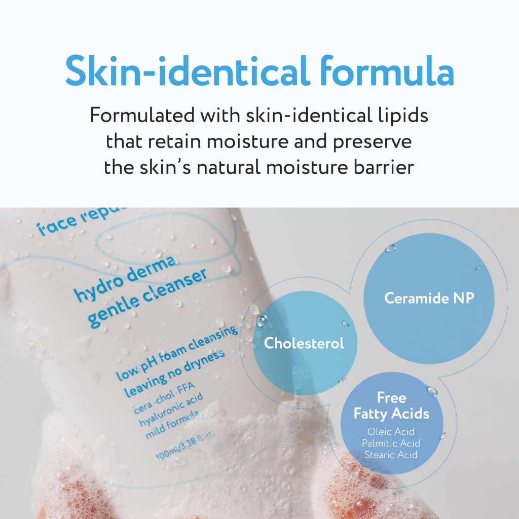 Face Republic | Hydro Derma Foam Cleanser - Naturelle