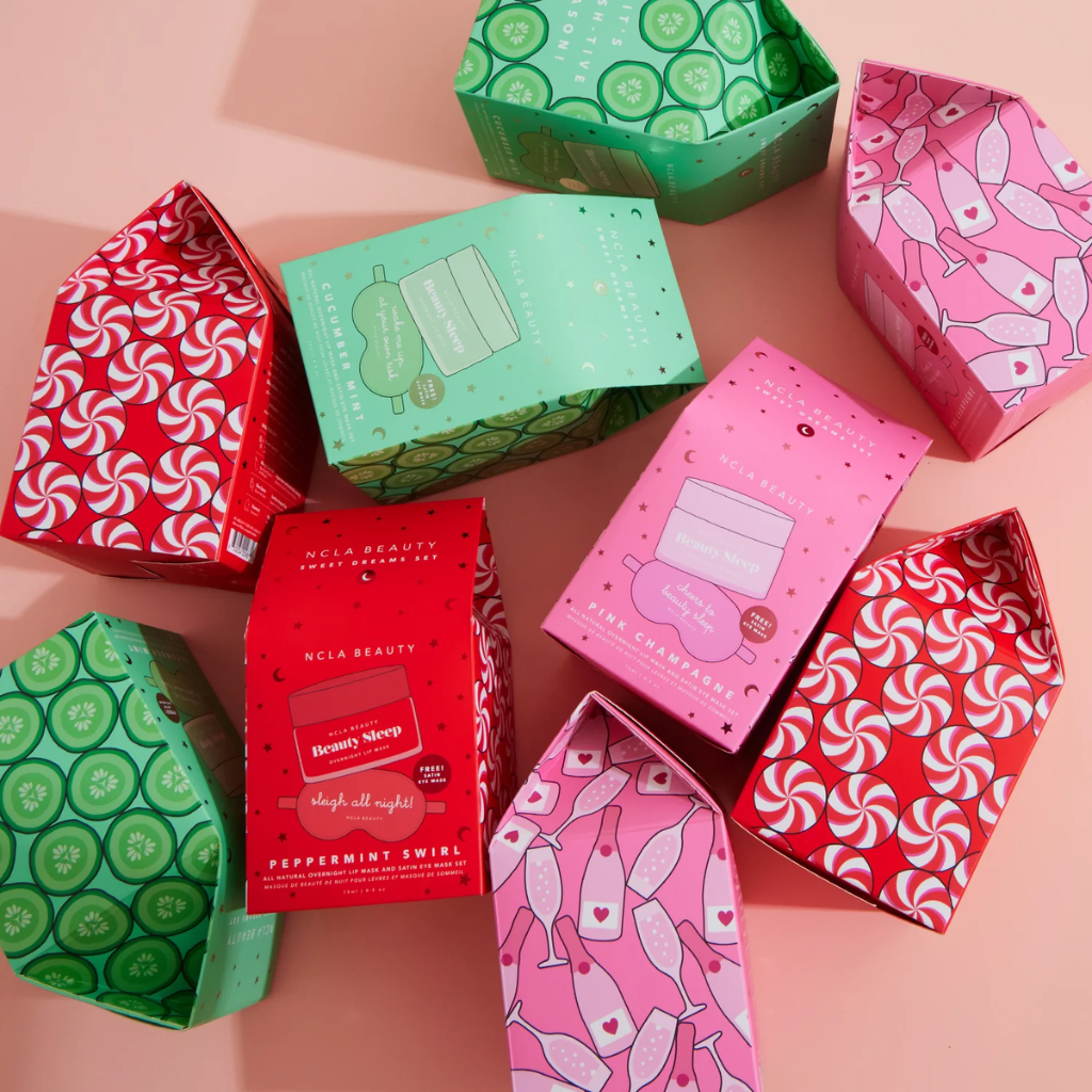 NCLA Beauty | Peppermint Swirl Lip Mask Gift Set - Naturelle.fi