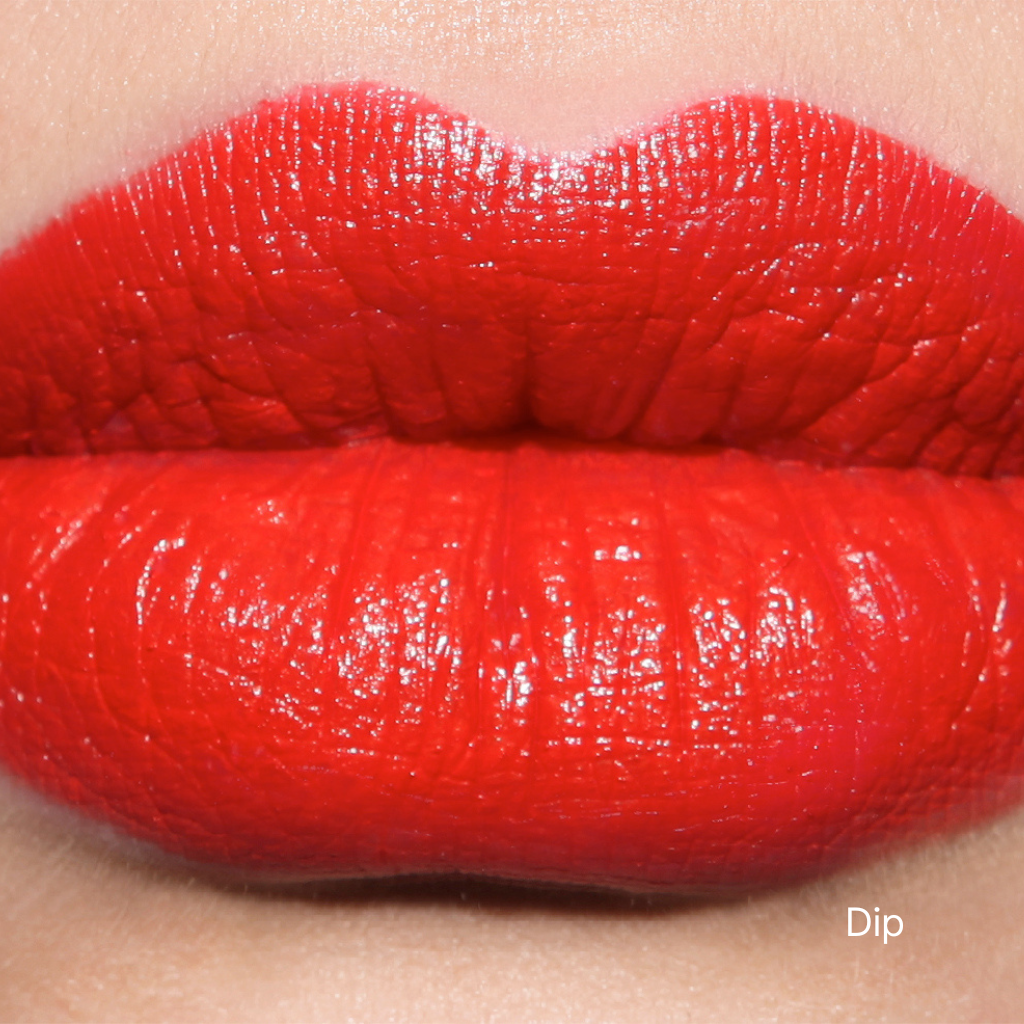 HIRO Cosmetics | Liquid Lip Paint Dip on Lips - Naturelle.fi