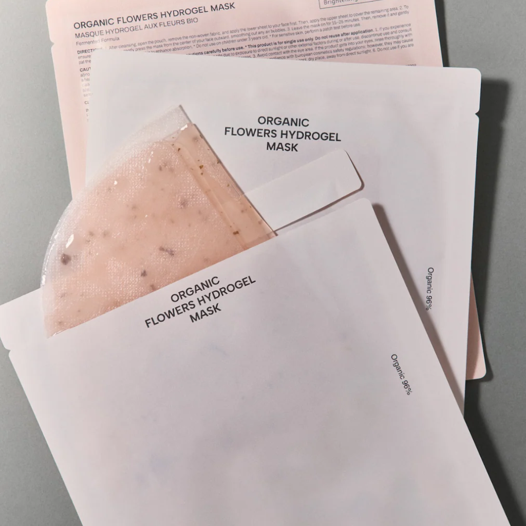 Organic Flowers Hydrogel Mask