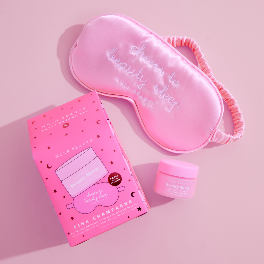 NCLA Beauty | Pink Champagne Lip Mask Gift Set - Naturelle.fi