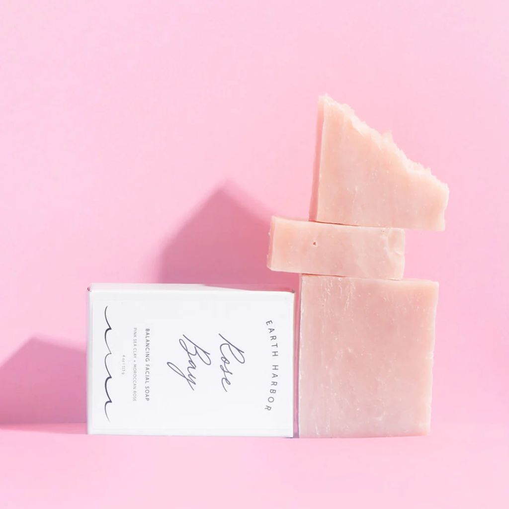 Earth Harbor | Rose Bay Balancing Facial Soap - Naturelle.fi