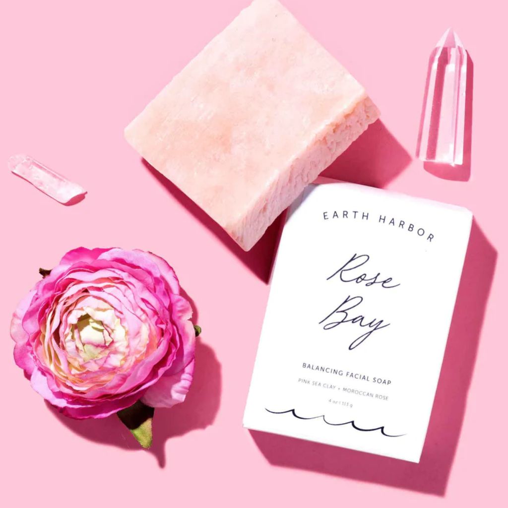 Earth Harbor | Rose Bay Balancing Facial Soap - Naturelle.fi