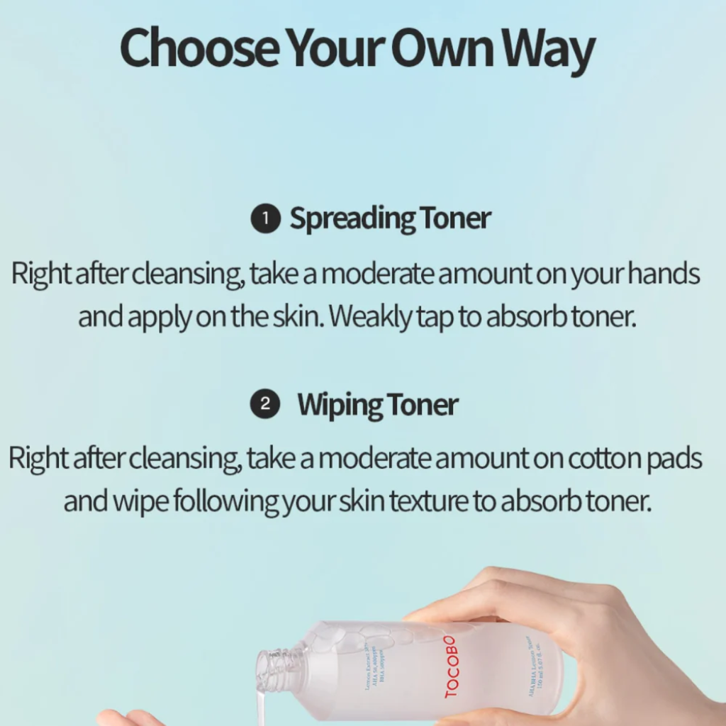 Tocobo AHA BHA Lemon Toner