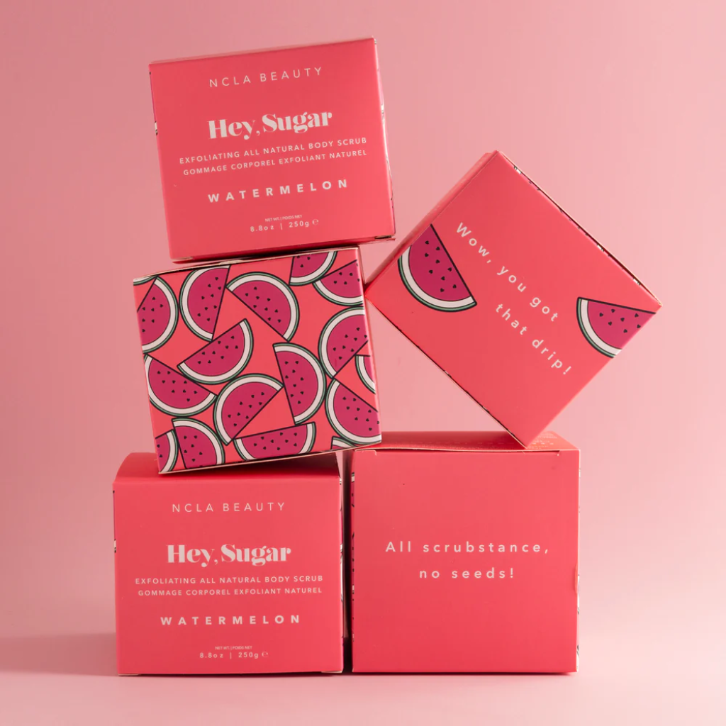 NCLA Beauty | Hey, Sugar Watermelon Body Scrub - Naturelle.fi