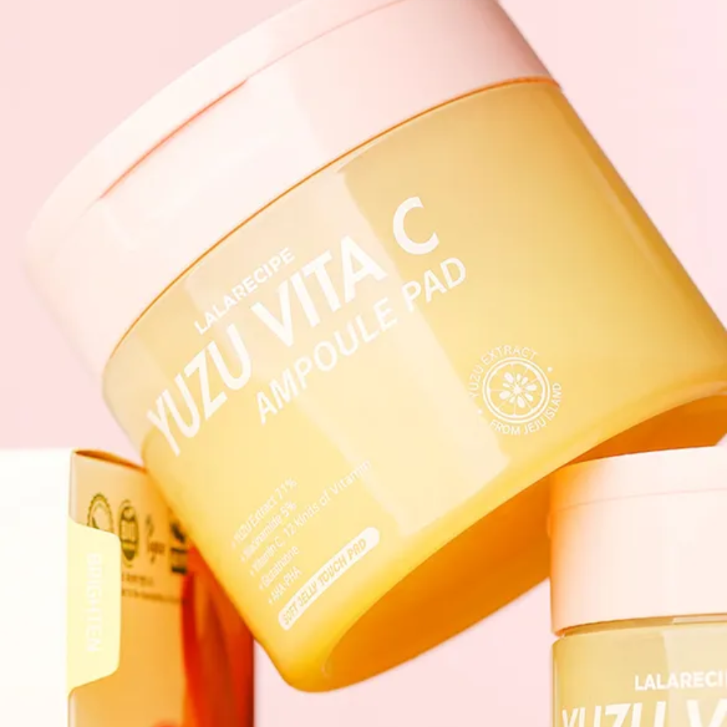 LALARECIPE | Yuzu Vita C Brightening Ampoule Pad