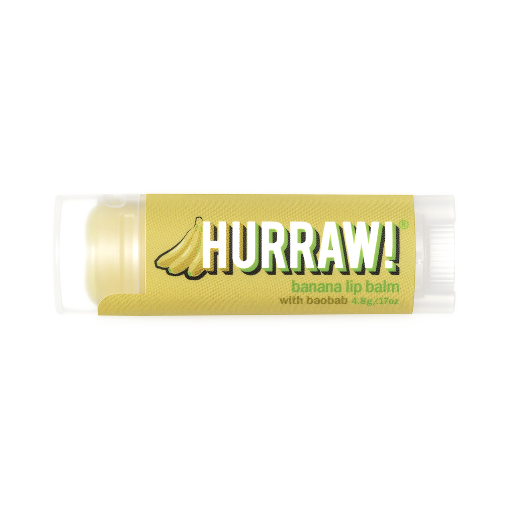 Hurraw! Banana Lip Balm - Naturelle.fi