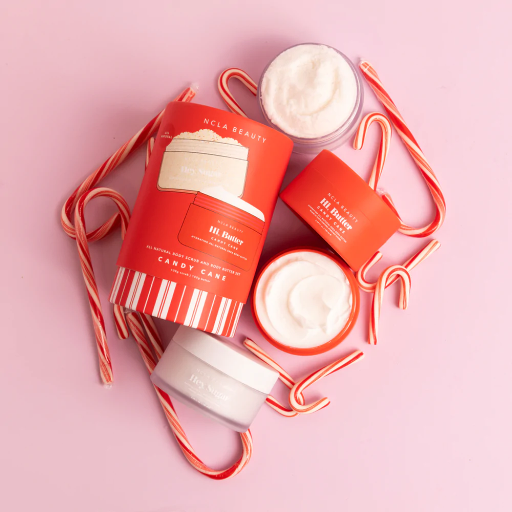 NCLA Beauty | Candy Cane Body Care Set - Naturelle.fi