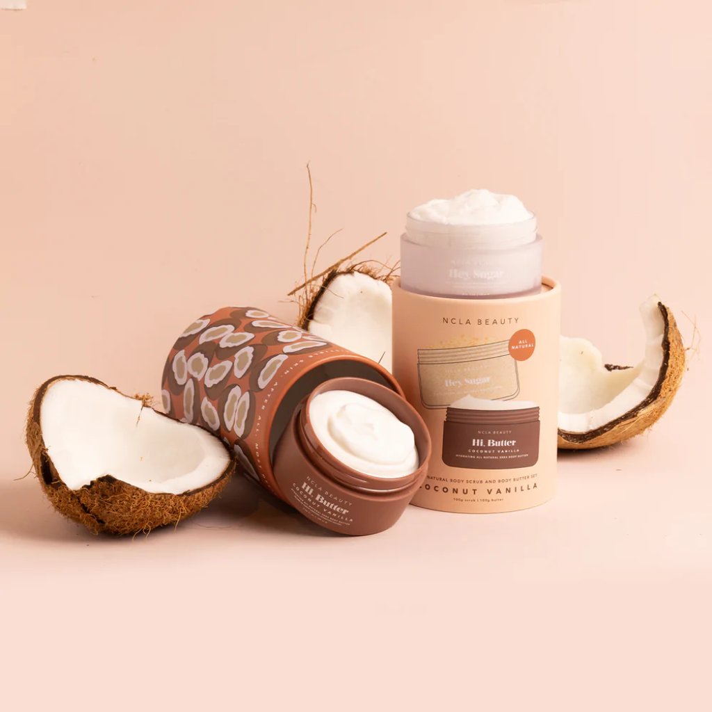 NCLA Beauty | Coconut Vanilla Body Care Set - Naturelle.fi