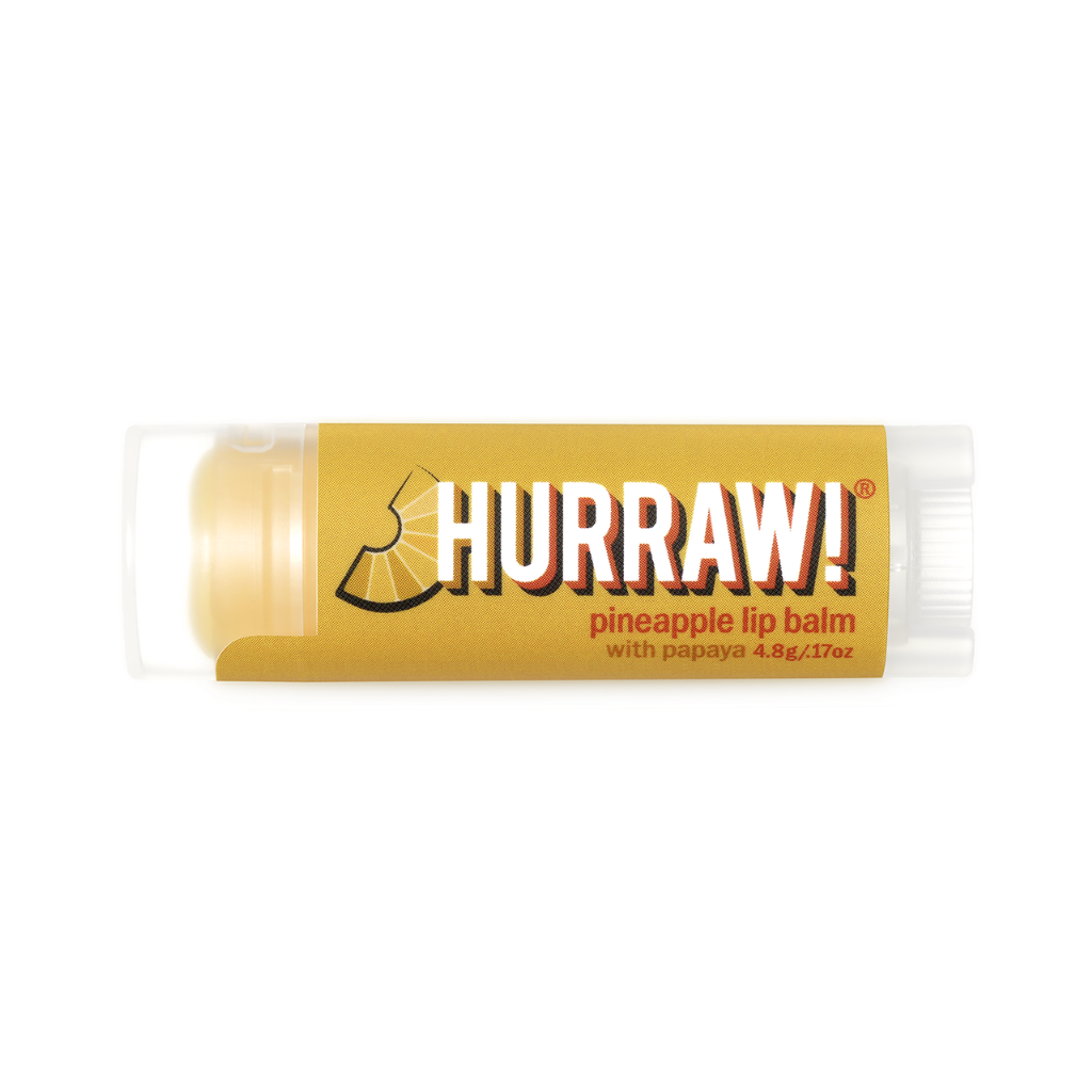 Hurraw! Pineapple Lip Balm Luonnonkosmetiikan huulivoide - Naturelle.fi