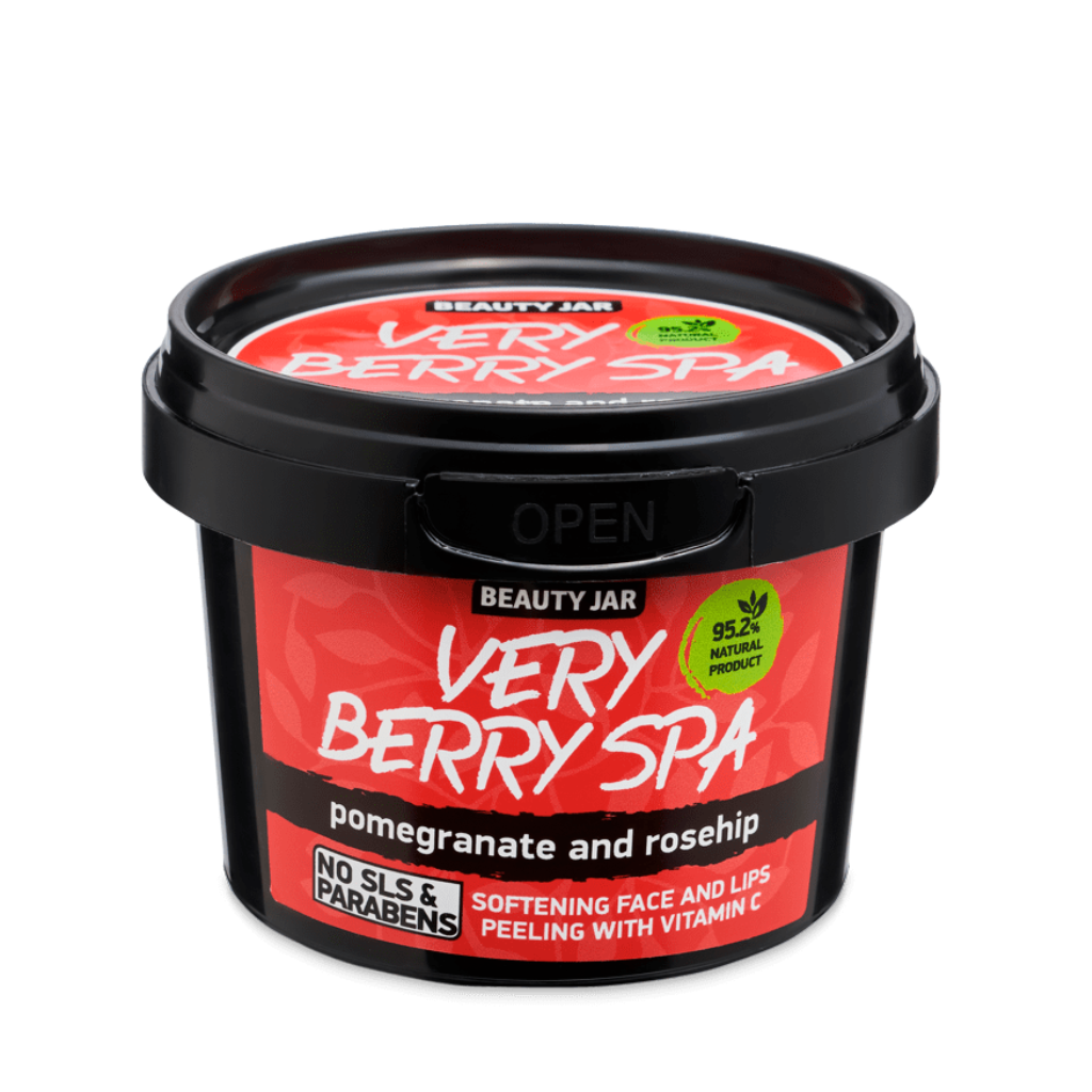 Beauty Jar | Very Berry Spa Face and Lip Peeling - Naturelle.fi