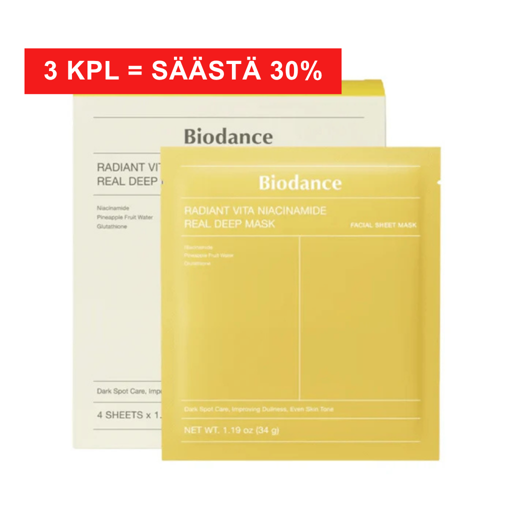 Radiant Vita Niacinamide Real Deep Mask 4-pack