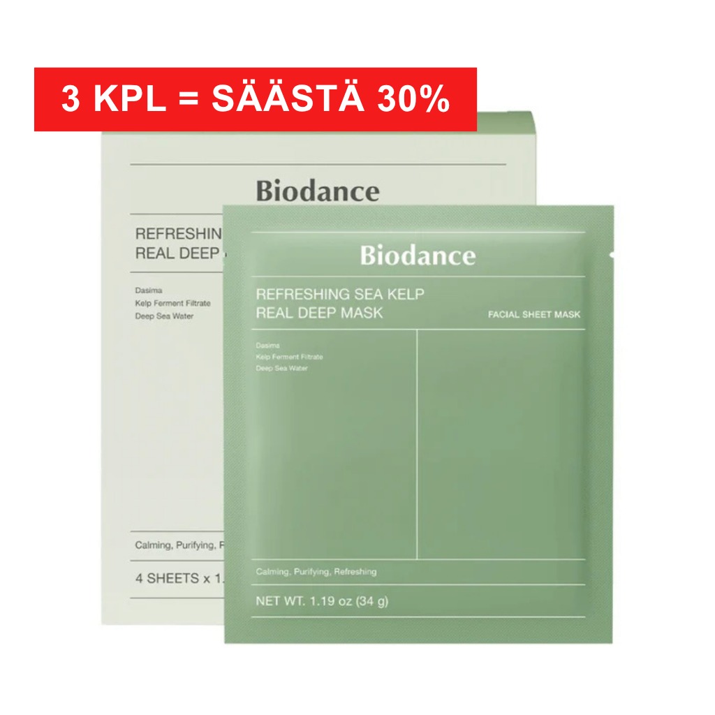 Refreshing Sea Kelp Real Deep Mask 4-pack