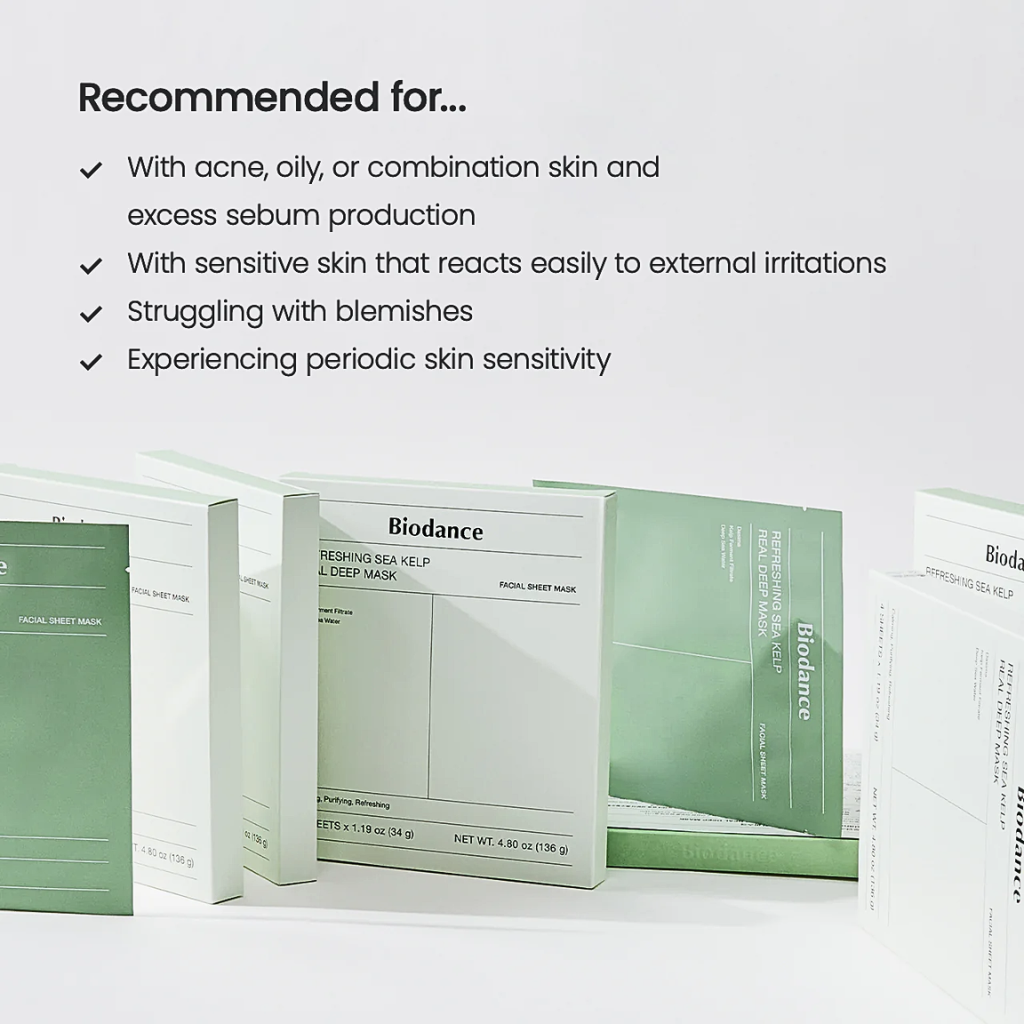 Biodance Refreshing Sea Kelp Real Deep Mask