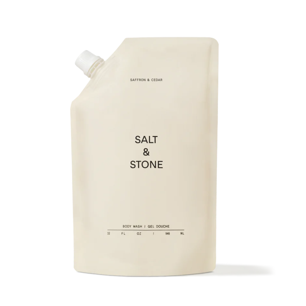 Salt & Stone | Body Wash Saffron & Cedar REFILL - Naturelle