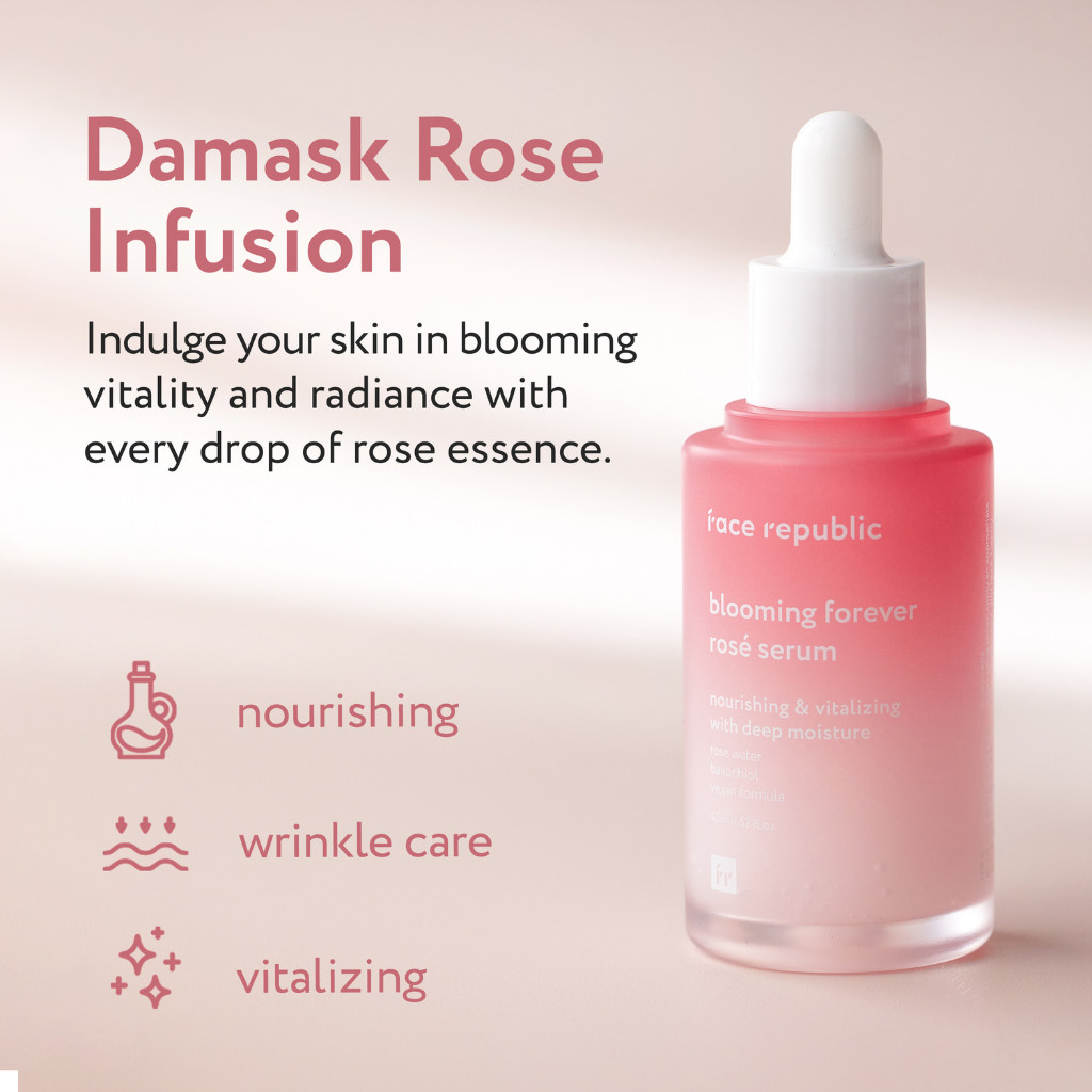 Face Republic | Blooming Forever Rose Serum - Naturelle
