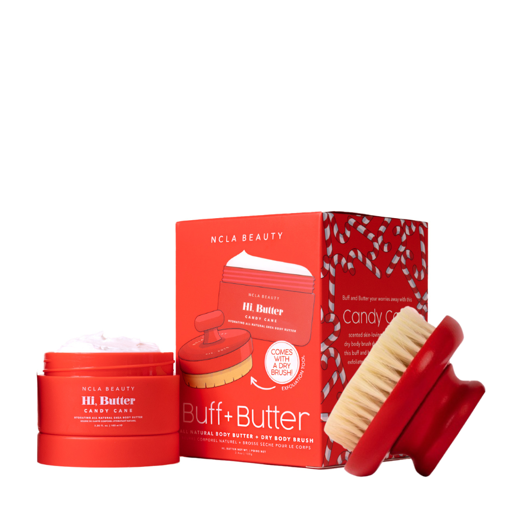 NCLA Beauty | Candy Cane Buff & Butter Body Set - Naturelle.fi