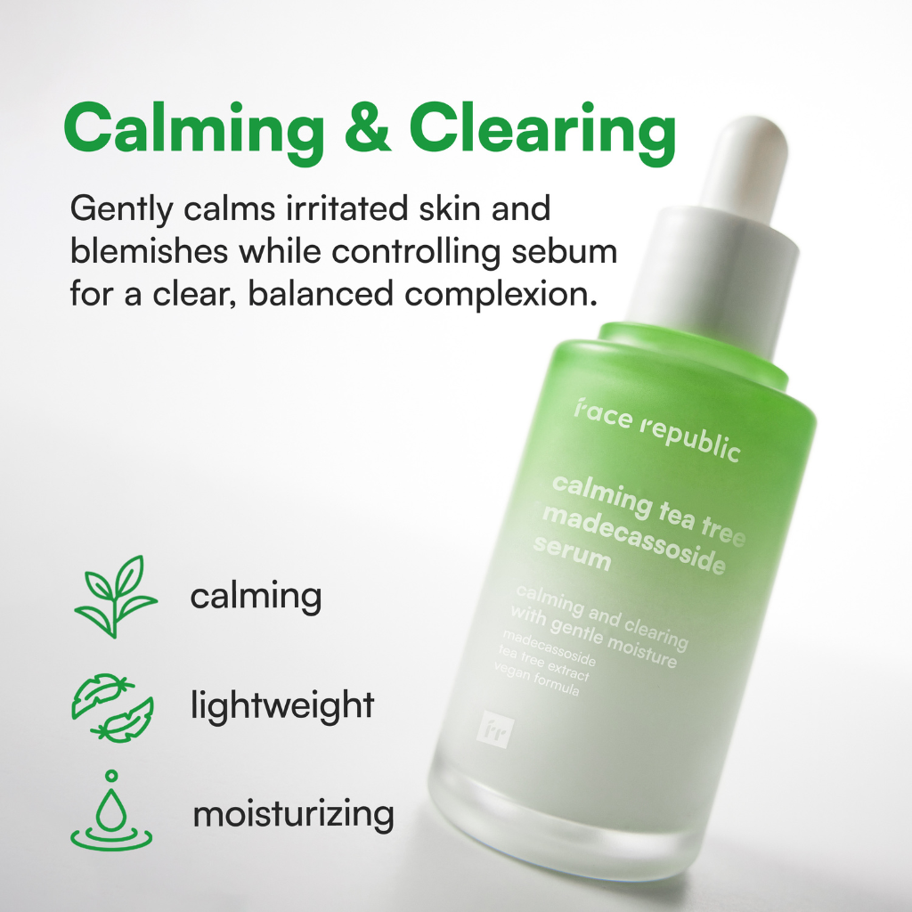 Face Republic | Calming Tea Tree Madecassoside Serum - Naturelle