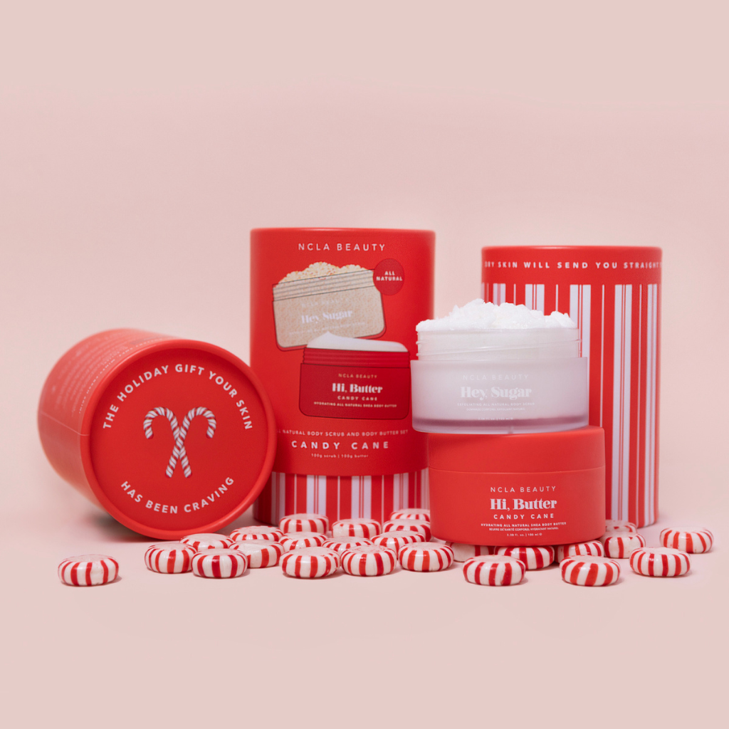 NCLA Beauty | Candy Cane Body Care Set - Naturelle.fi