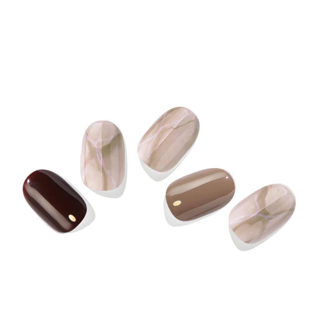 ÉDGEU | Gel Nail Sticker Chocolat Nuance - Naturelle.fi