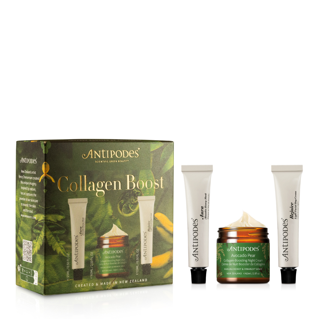 Antipodes | Collagen Boost Skincare Set - Naturelle.fi