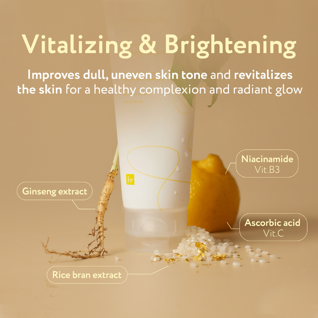 Face Republic | Glow Gold Mineral Cleanser - Naturelle