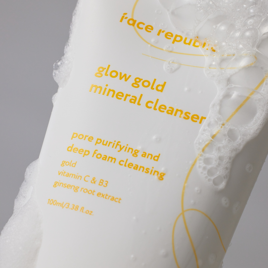 Face Republic | Glow Gold Mineral Cleanser - Naturelle