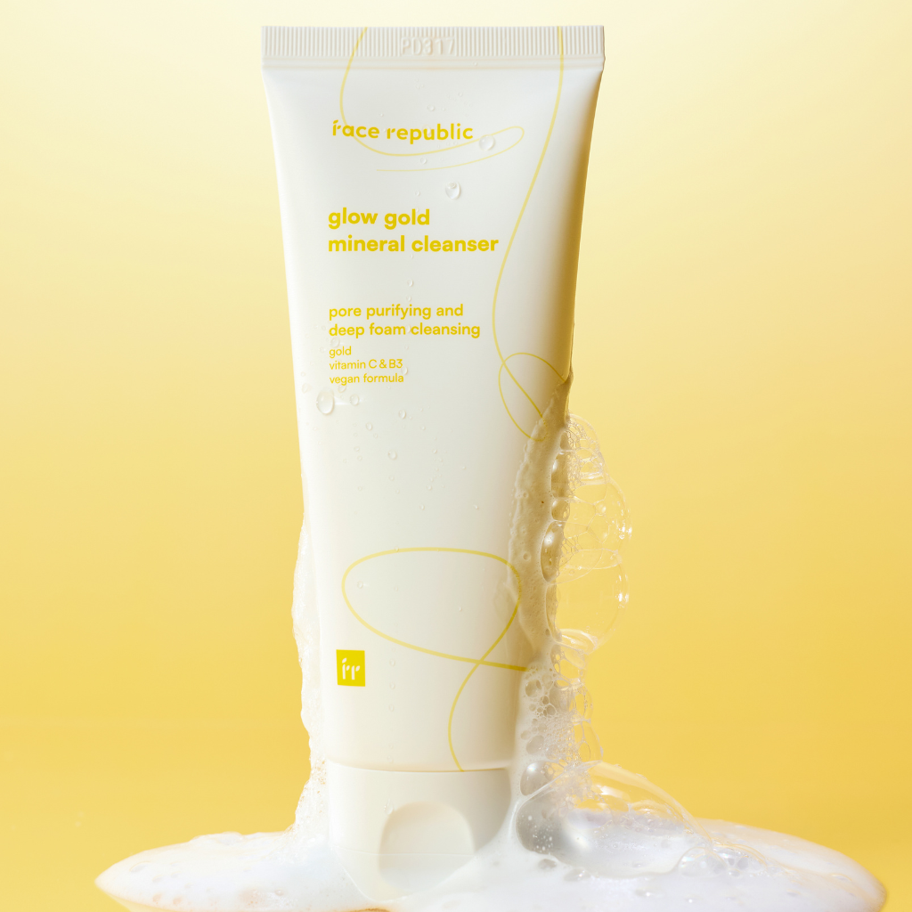 Face Republic | Glow Gold Mineral Cleanser - Naturelle