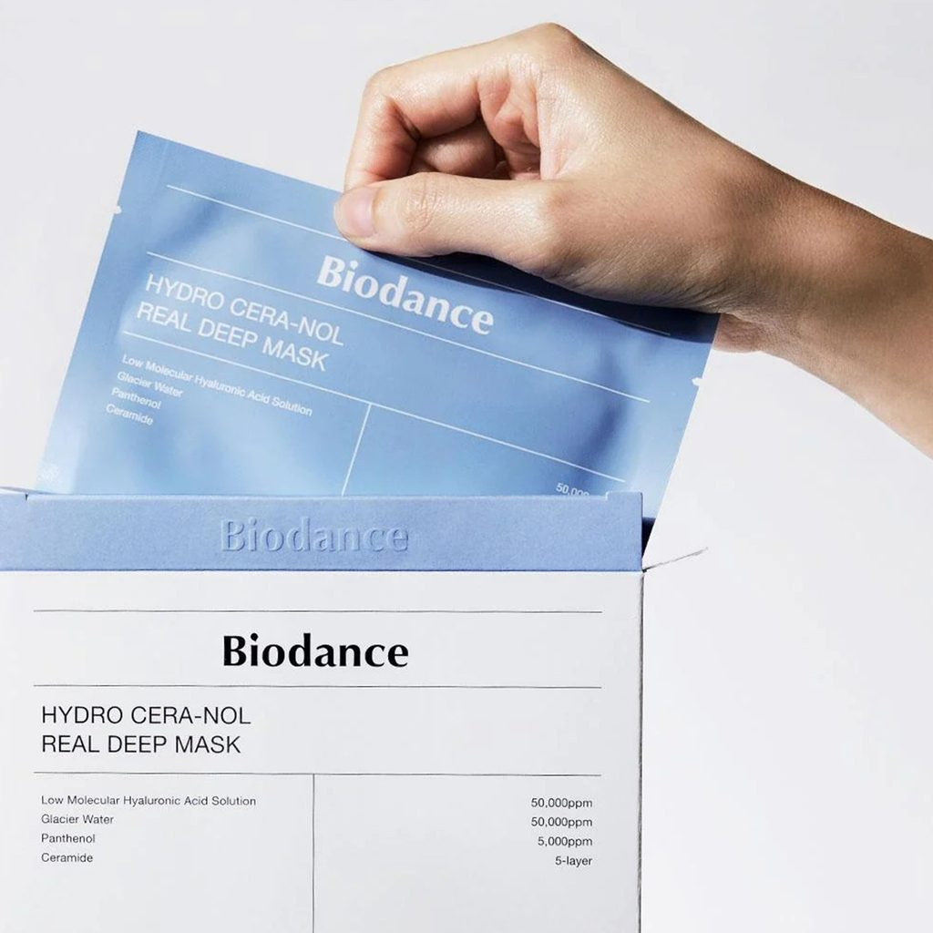 Biodance Hydro Cera-Nol Real Deep Mask 4-pack