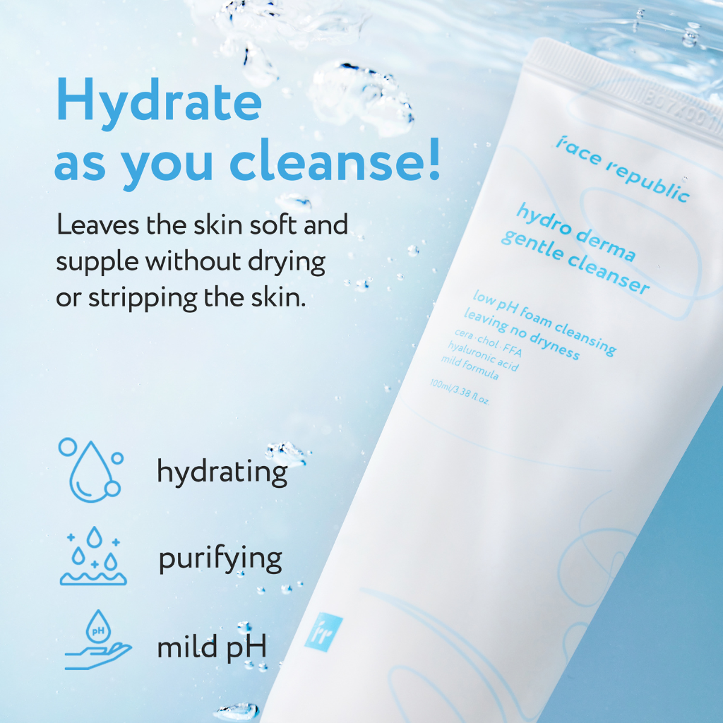 Face Republic | Hydro Derma Foam Cleanser - Naturelle