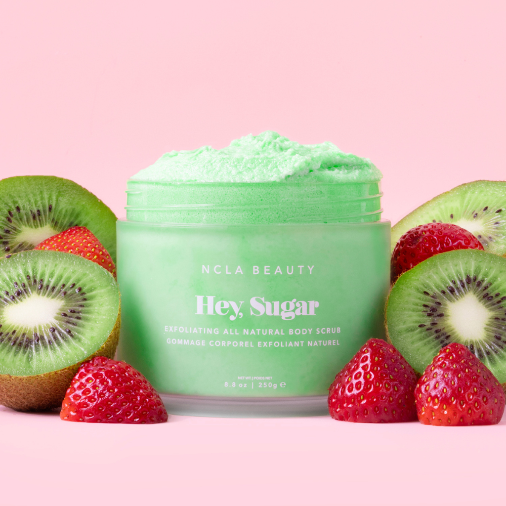 NCLA Beauty | Hey, Sugar Kiwi Strawberry Body Scrub - Naturelle.fi